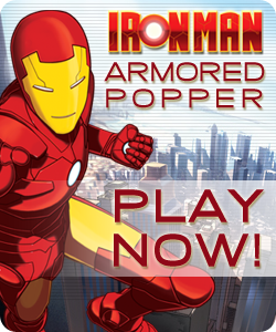 Play Iron Man Armored Popper!