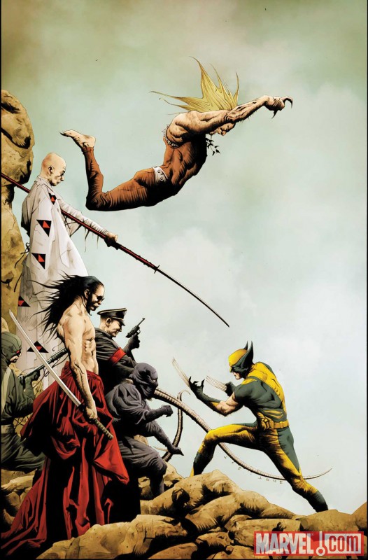 WOLVERINE #2 (2010) cover by Jae Lee WOLVERINE #2 (2010) cover by Jae Lee