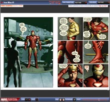 Marvel Digital Comic screen shot
