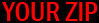 your zipcode