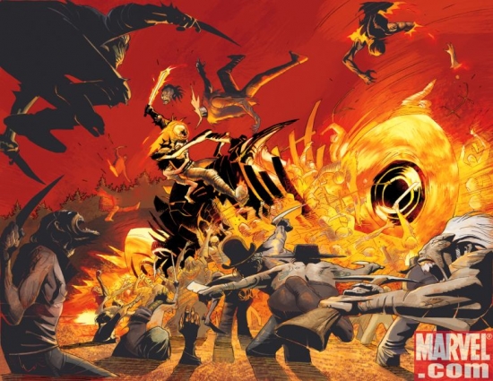 GHOST RIDER #22 Interior Art