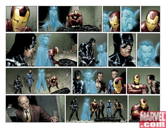 New Avengers: Illuminati #5 Interior Art