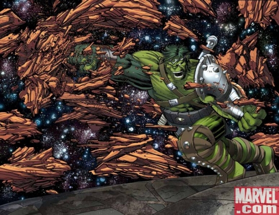 World War Hulk #1 interior art