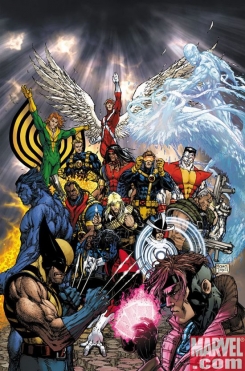 UNCANNY X-MEN #500 cover by Michael Turner