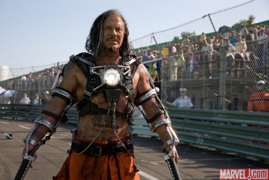 Mickey Rourke as Whiplash in 