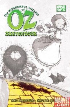 WONDERFUL WIZARD OF OZ SKETCHBOOK Cover