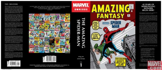 AMAZING SPIDER-MAN OMNIBUS VOL. HC cover by Jack Kirby