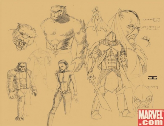 Cassaday's early Astonishing designs
