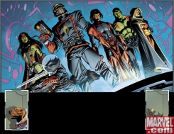 GUARDIANS OF THE GALAXY preview art by Paul Pelletier