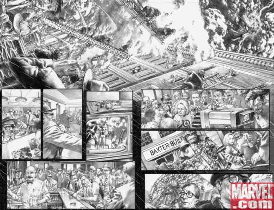 MARVELS: EYE OF THE CAMERA #1 (of 6) BLACK & WHITE EDITION Preview Art