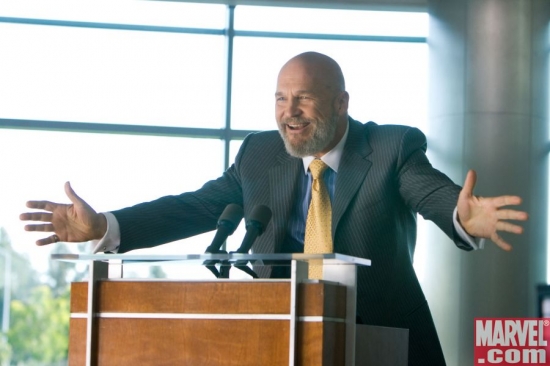 Obadiah Stane, at the pulpit
