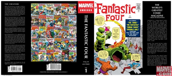 FANTASTIC FOUR OMNIBUS VOL. HC cover by Jack Kirby