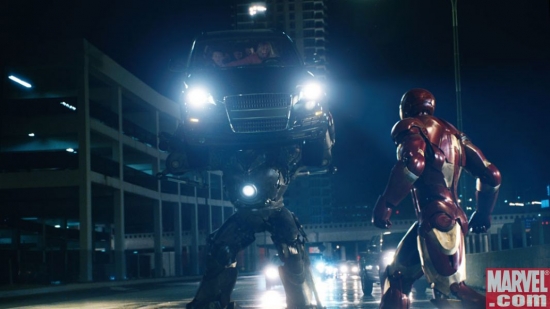 Iron Man and the Iron Monger square off!