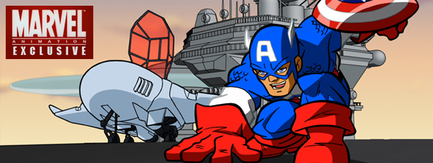 Animation Exclusive: The Super Hero Squad Show's Captain America