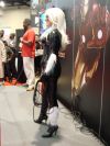 Black Cat poses for the cameras