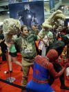 Spider-Man and Sandman go for a super-sized h