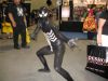 Black suit Spider-Man ready to web something.