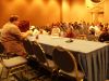 The X-Men panel crowd files in
