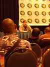 View from the crowd at the X-men panel