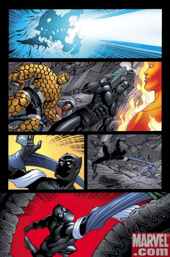 Black Panther #30 interior art