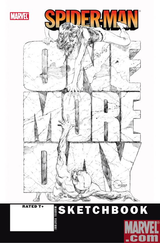 Spider-Man: One More Day Sketchbook Cover