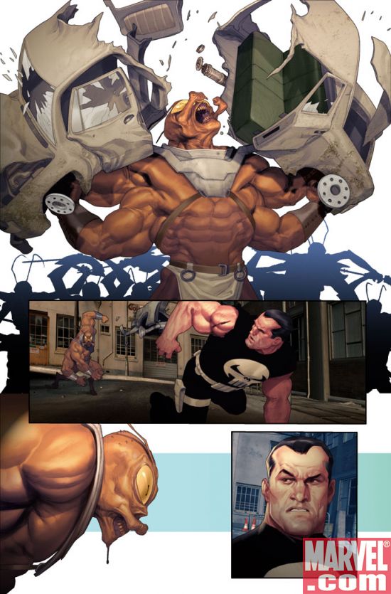 Punisher War Journal #12 Interior Art