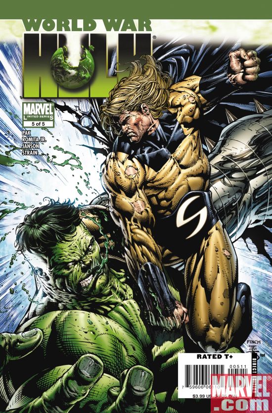 World War Hulk #5 Finch Cover