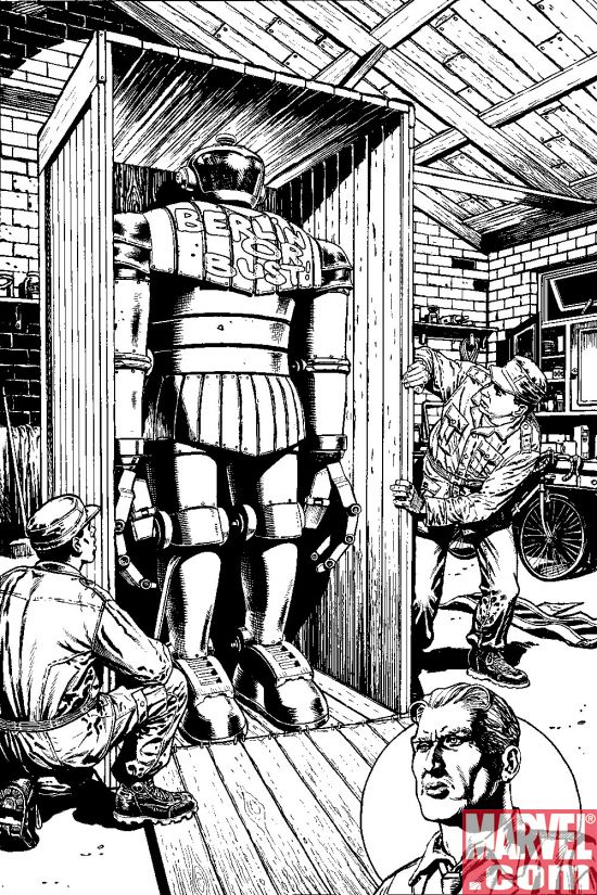 THE TWELVE black and white art by Chris Weston