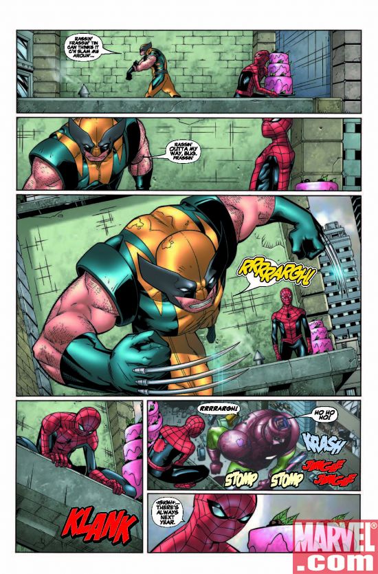 Marvel Holiday Special Interior Art