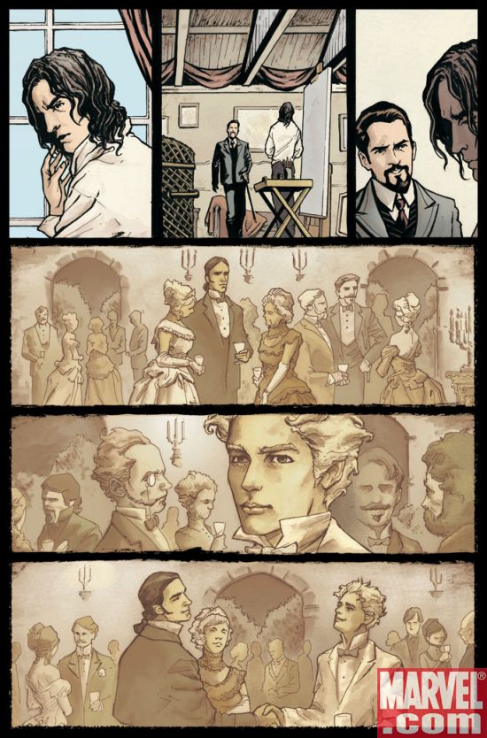 Marvel Illustrated: Picture Of Dorian Gray #1 Interior Art
