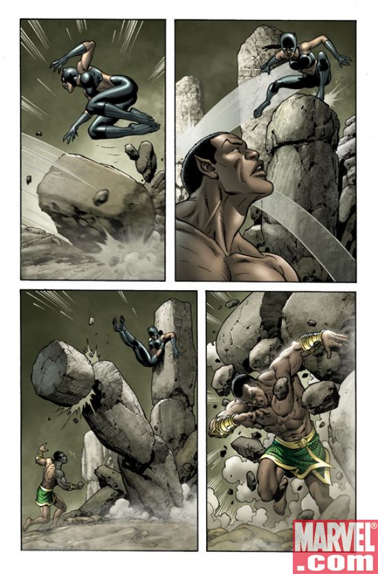 INTERIOR PAGE FROM NEW EXILES #4