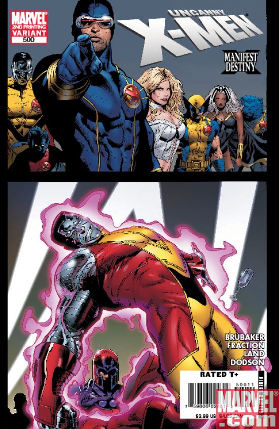 UNCANNY X-MEN #500 SECOND PRINTING VARIANT 