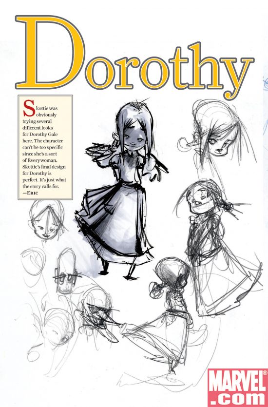 WONDERFUL WIZARD OF OZ SKETCHBOOK Interior