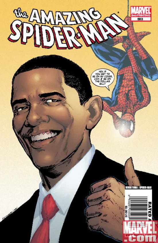 AMAZING SPIDER-MAN #583 second printing variant