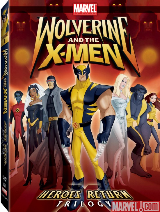 WOLVERINE AND THE X-MEN: HEROES RETURN TRILOGY DVD