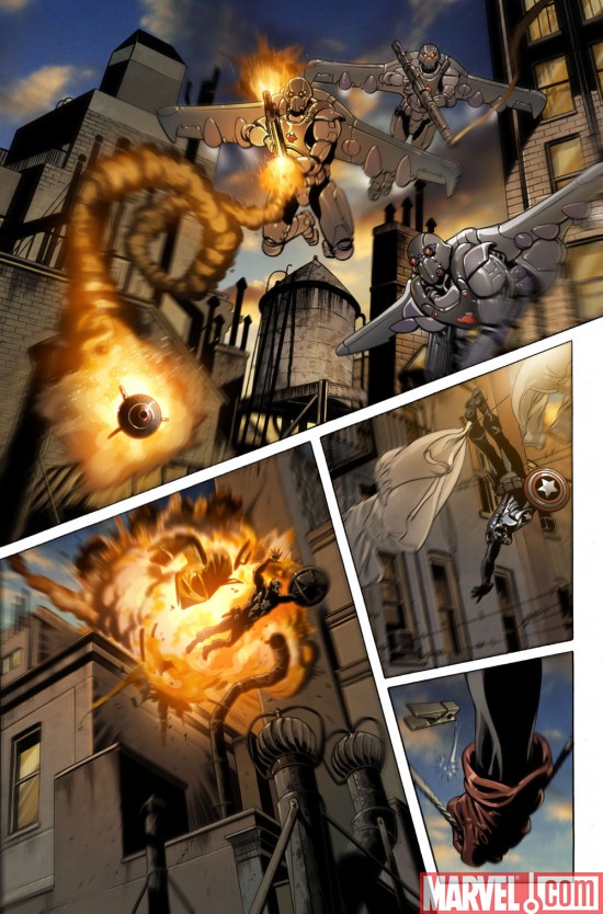 CAPTAIN AMERICA #50 Interior Art