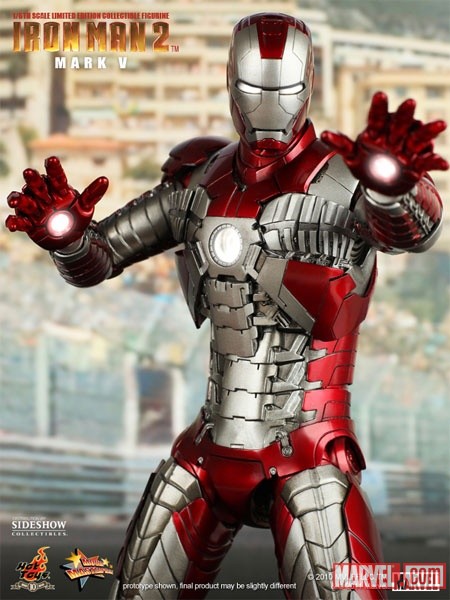 Iron Man Mark V from Sideshow Collectibles and Hot Toys