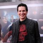 Comedian Hal Sparks from Lab Rats on the Avengers red carpet