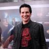 Comedian Hal Sparks from Lab Rats on the Avengers red carpet