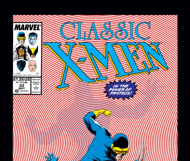Classic X-Men (1986) #33 Cover