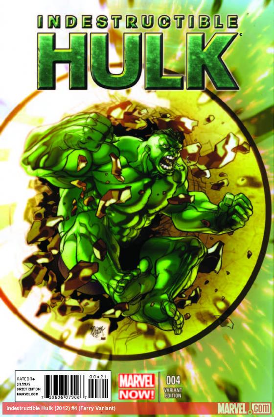 Indestructible Hulk (2012) #4 (Ferry Variant)