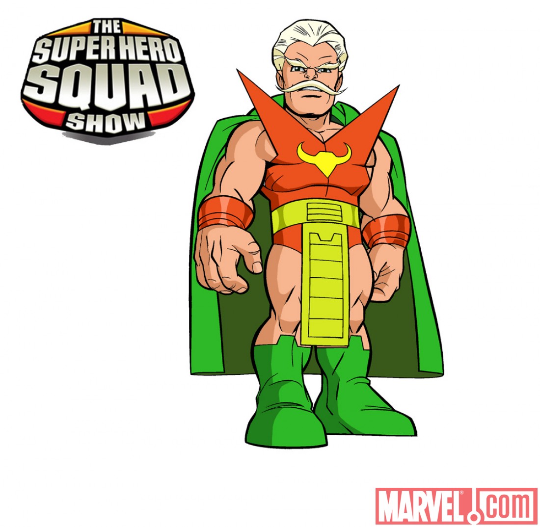 Final color art for the Stranger from 'The Super Hero Squad Show' Season 2