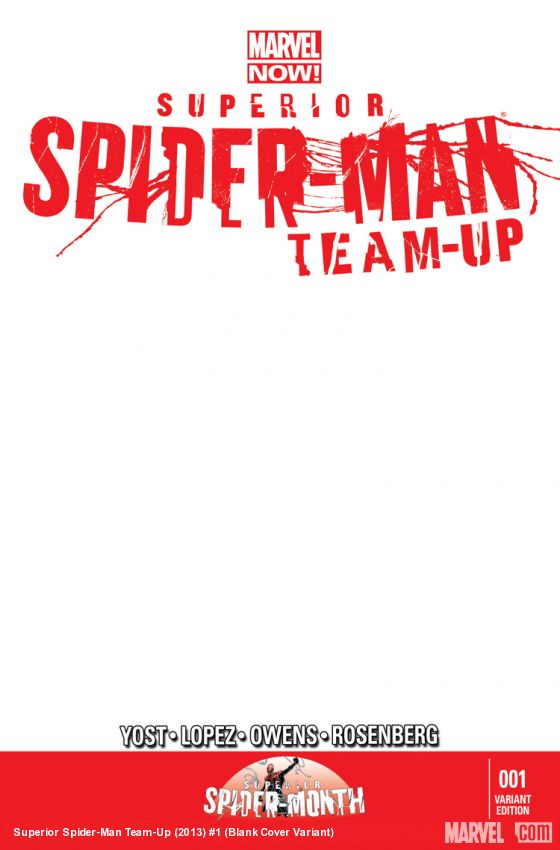 Superior Spider-Man Team-Up (2013) #1 (Blank Cover Variant)