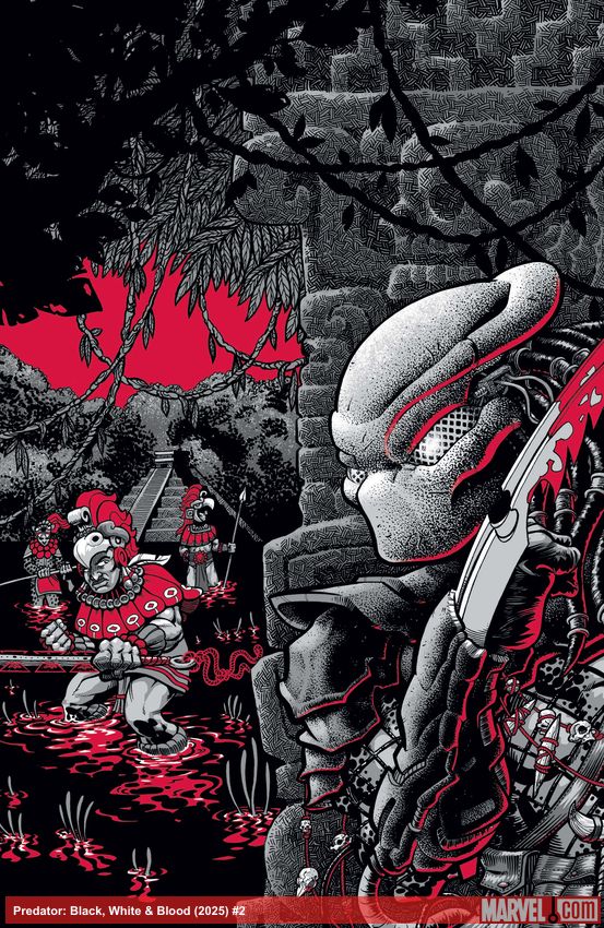Predator: Black, White & Blood (2025) #2 (Variant)