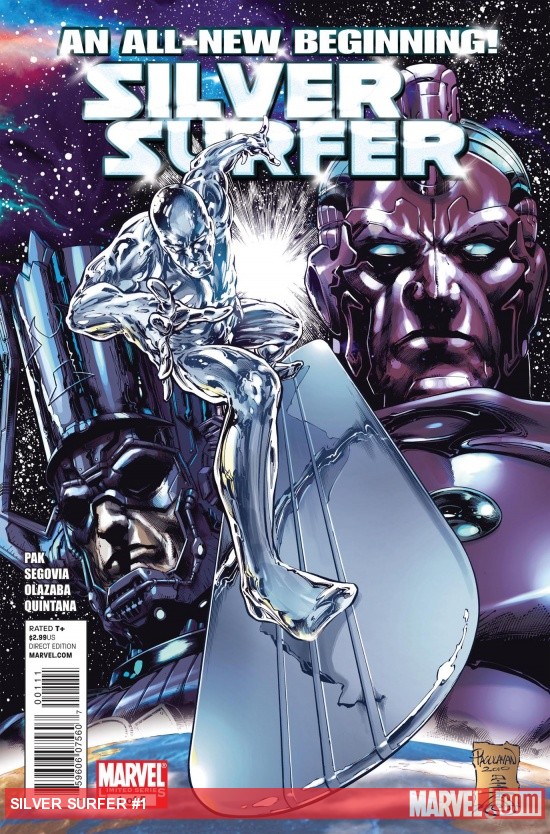 Silver Surfer (2011) #1 cover by Carlo Pagulayan