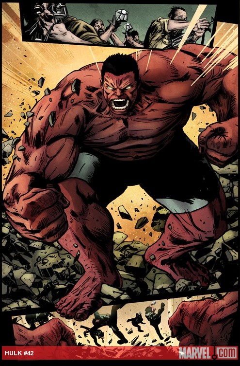 Hulk (2008) #42 preview art by Patrick Zircher