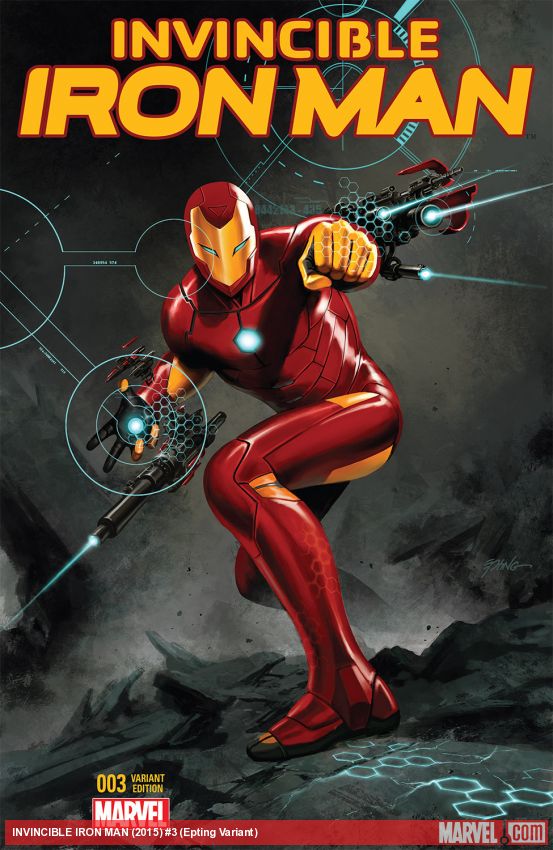 Invincible Iron Man (2015) #3 (Epting Variant)