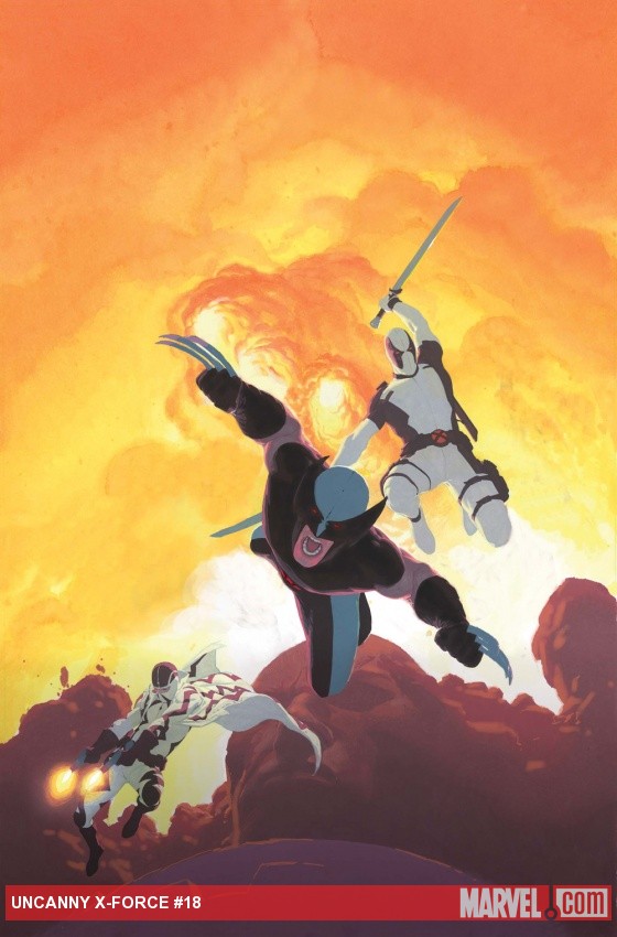 Uncanny X-Force #18 cover by Esad Ribic
