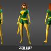 Phoenix character model from Marvel Heroes