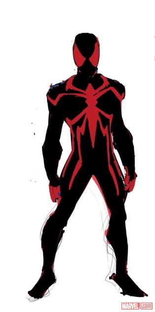 Scarlet Spider design art by Ryan Stegman